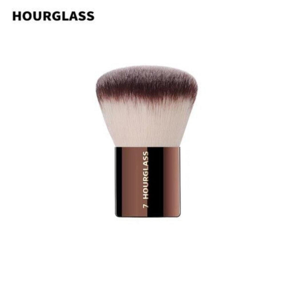 Hourglass Makeup Brush- No.7 Finishing Brush Soft Fiber Hair Portable Powder NEW
